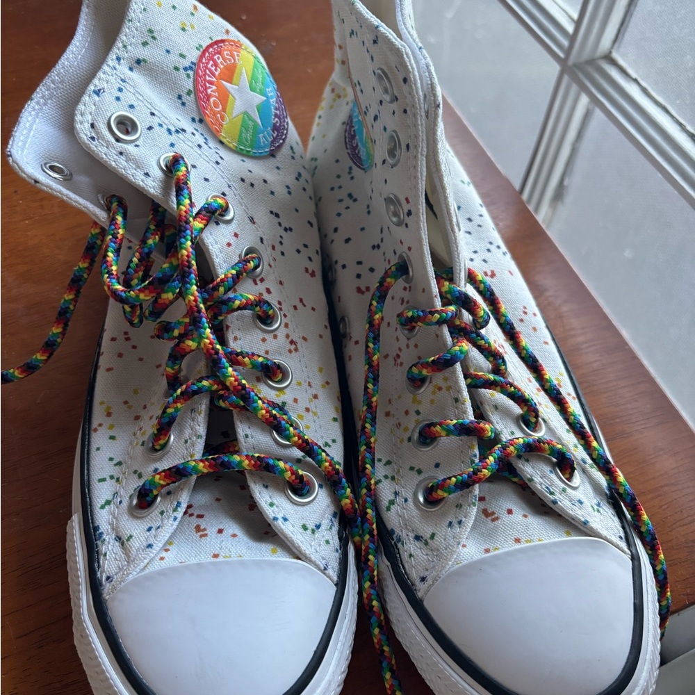 Converse Pride high tops, in new condition